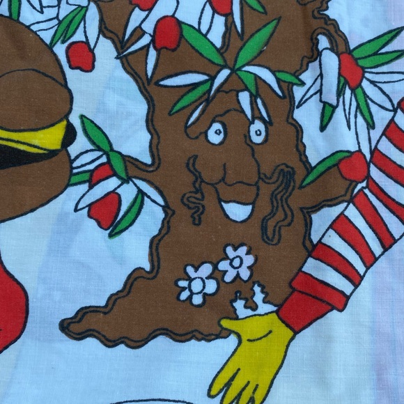 🍔🍟🔥 RARE 70s McDonalds Ronald And Gang Double Sided Pillowcase!!!! - Picture 10 of 12